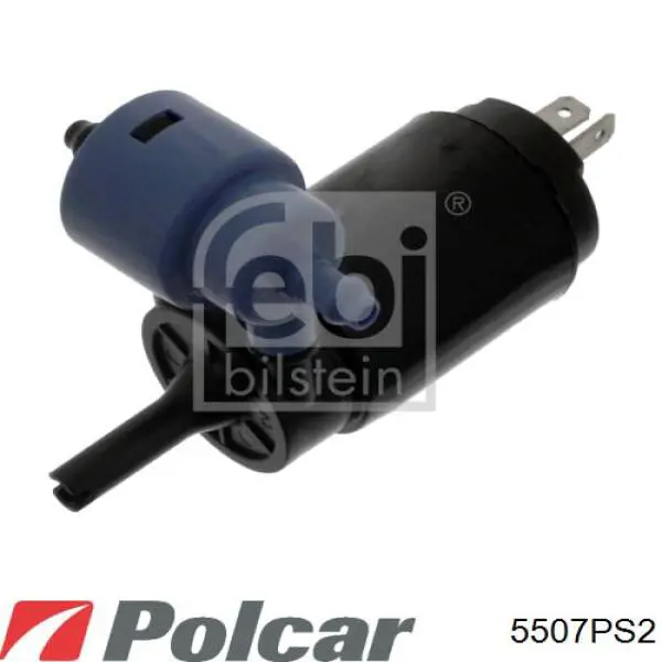 Насос-двигун омивача скла, перед/зад Polcar 5507PS2