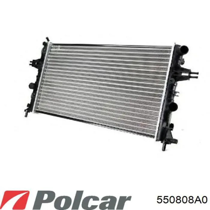 Радіатор основний Polcar 550808A0 ціна, від 43.09 USD