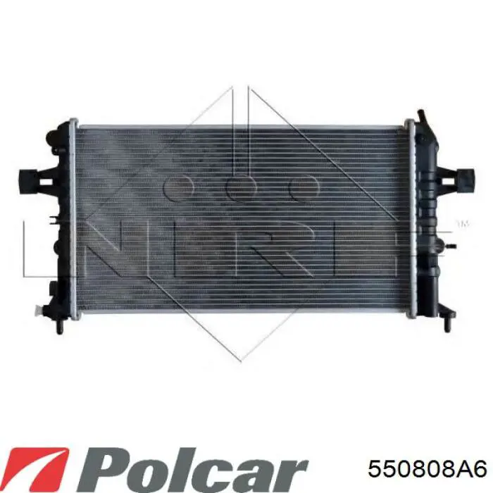 550808A6 Polcar Радіатор охолодження двигуна