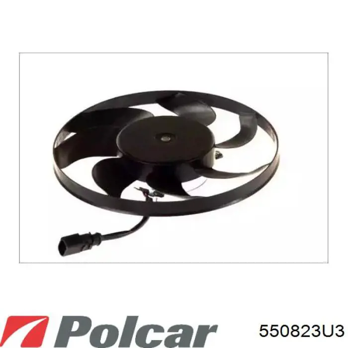550823U3 Polcar електровентилятор охолодження в зборі (двигун + крильчатка)