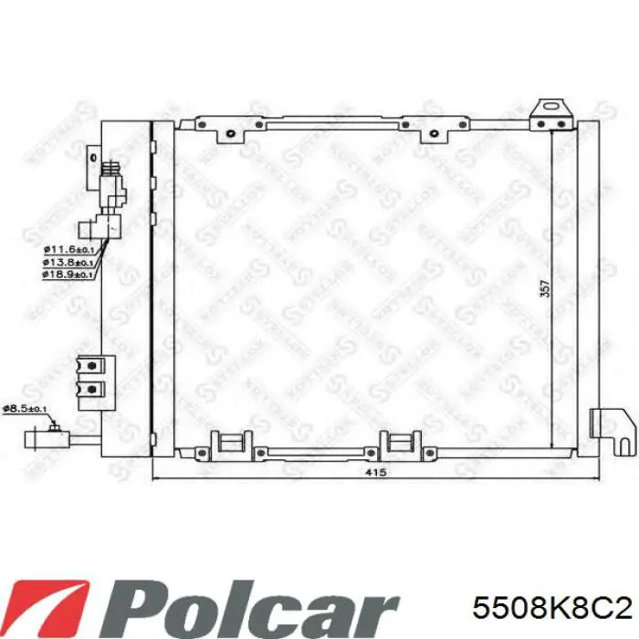 5508K8C2 Polcar Конденсатор