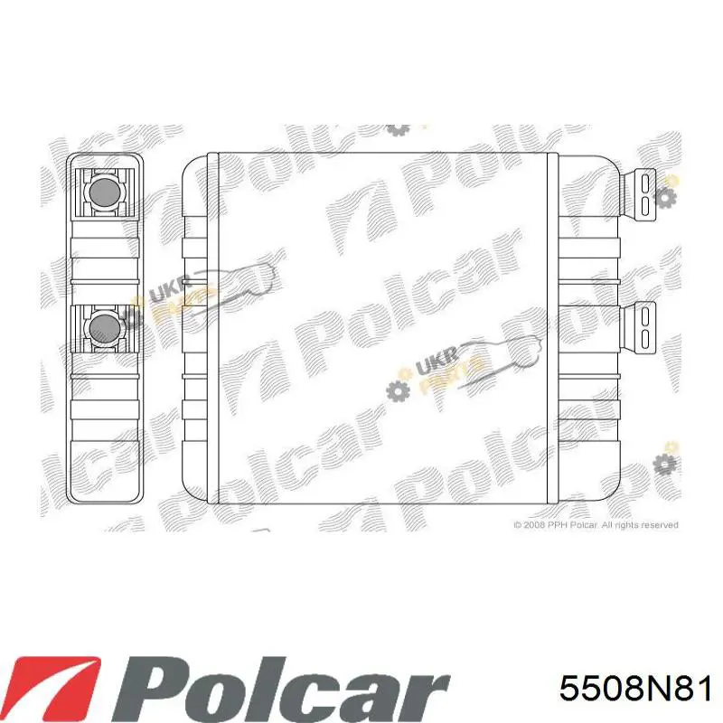 Купити 5508N81 Polcar Теплообмінник