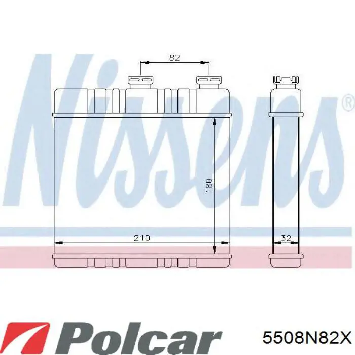 Радіатор пічки 350218407000 Magneti Marelli