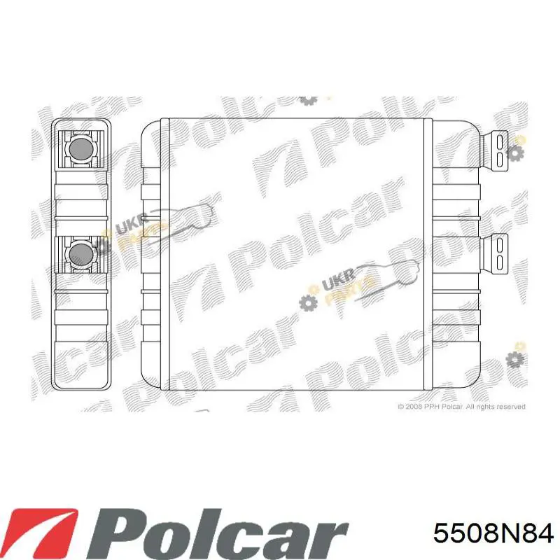 Купити 5508N84 Polcar Теплообмінник