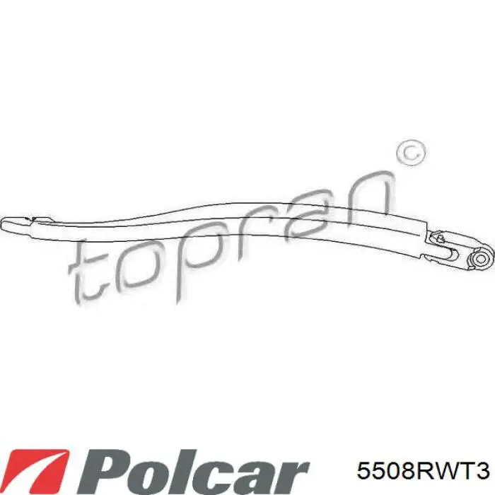 5508RWT3 Polcar Важіль-поводок двірника заднього скла
