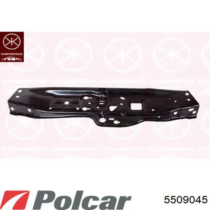 Супорт радіатора лівий/монтажна панель кріплення фар 5509045 Polcar