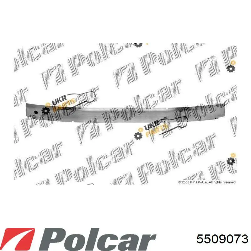 Підсилювач бампера переднього 5509073 Polcar
