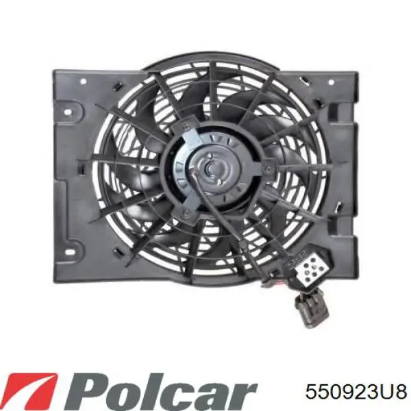 Вентилятор радіатора Polcar 550923U8 ціна, від 51.32 USD