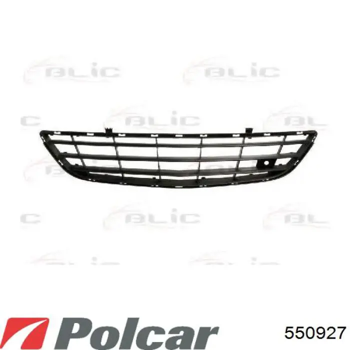 Решітка переднього бампера, центральна 550927 Polcar