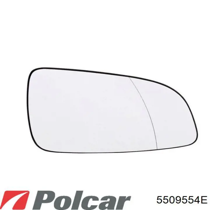 5509554E Polcar дзеркальний елемент дзеркала заднього виду, правого