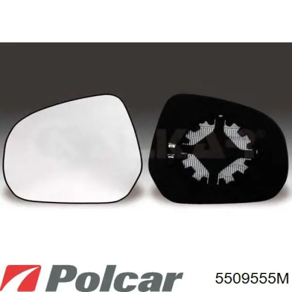 5509555M Polcar Дзеркальний елемент правий