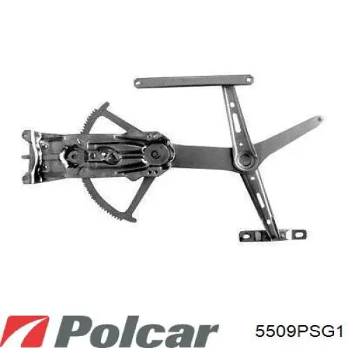 Склопідйомник передньої лівої двері 5509PSG1 Polcar