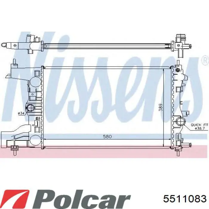 Інтеркулер 5511083 Polcar