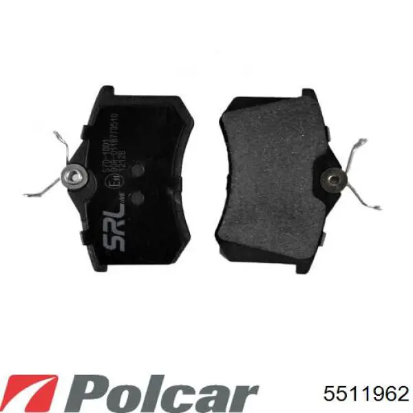 Задній бампер 5511962 Polcar