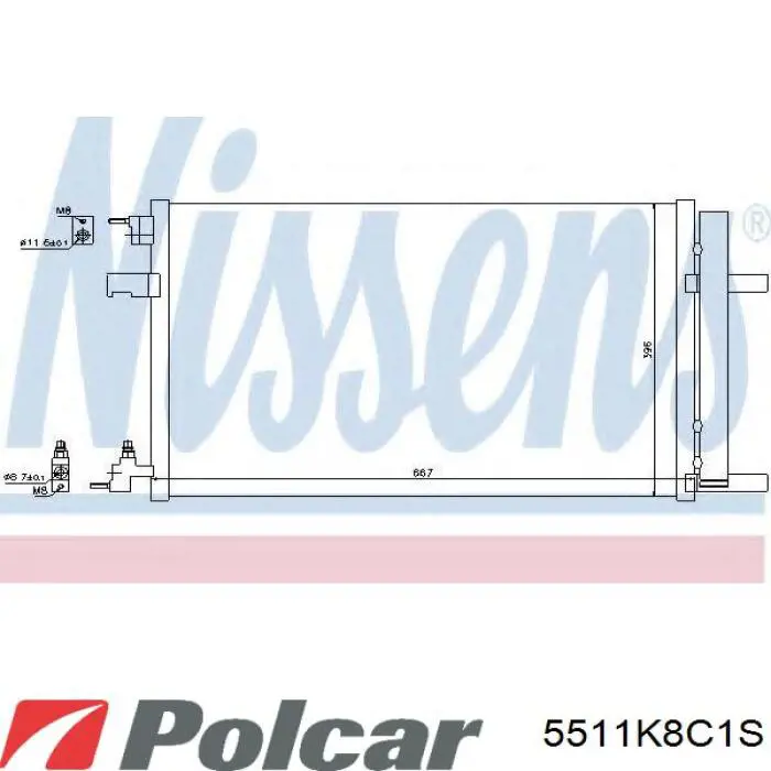 5511K8C1S Polcar Конденсатор