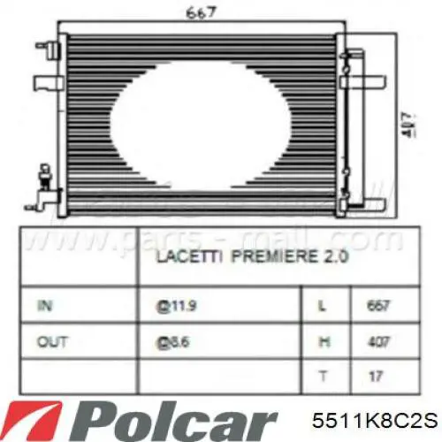 5511K8C2S Polcar Конденсатор