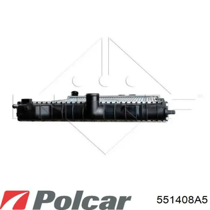 Радіатор основний Polcar 551408A5 ціна, від 53.01 USD