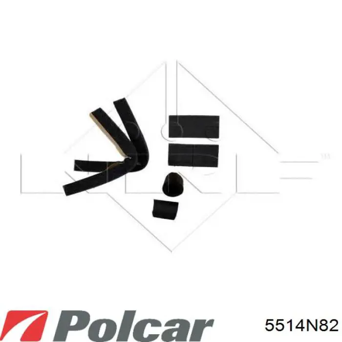5514N82 Polcar Радіатор опалювача салону