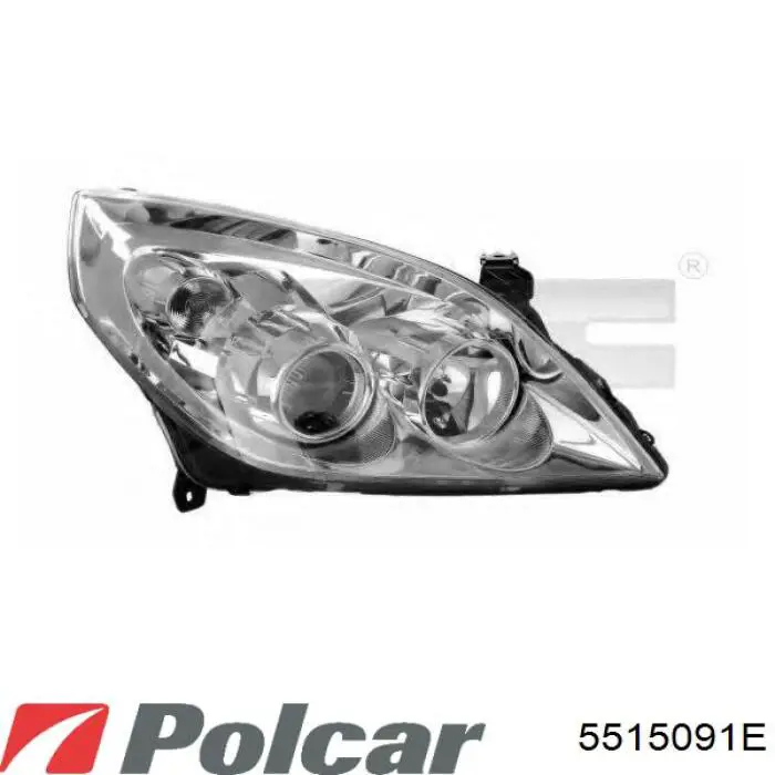 Купити 5515091E Polcar Основна фара в зборі ліва
