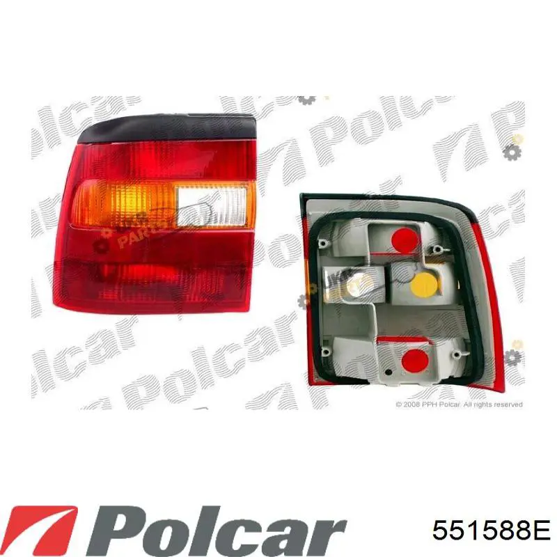 Купити 551588E Polcar Лівий стоп