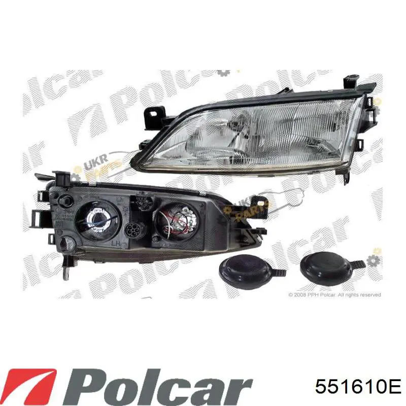 Фара права 551610E Polcar