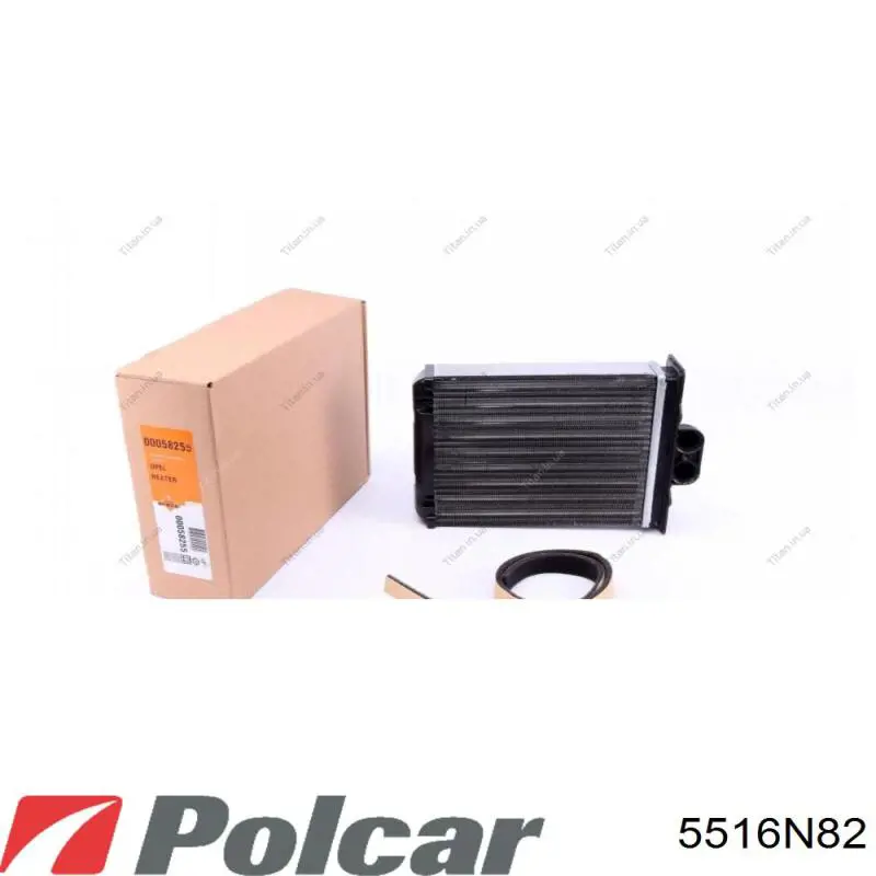 5516N82 Polcar радіатор пічки (обігрівача)