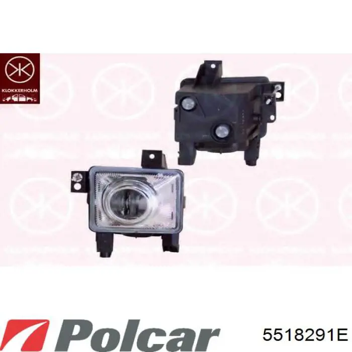 Туманка ліва Polcar 5518291E ціна, від 28.14 USD