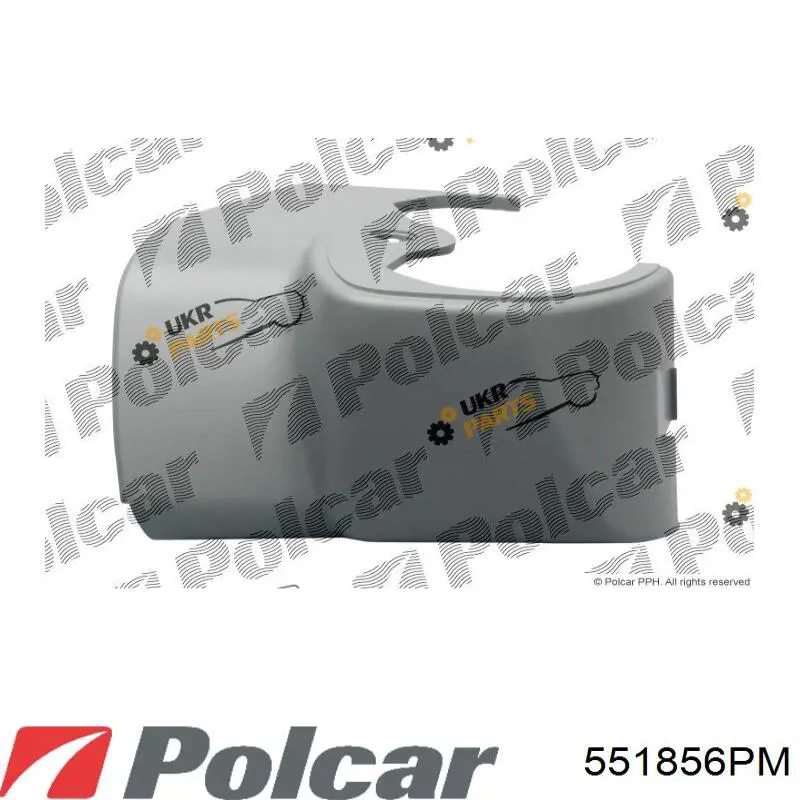 Купити 551856PM Polcar Накладка/кришка дзеркала заднього виду, ліва