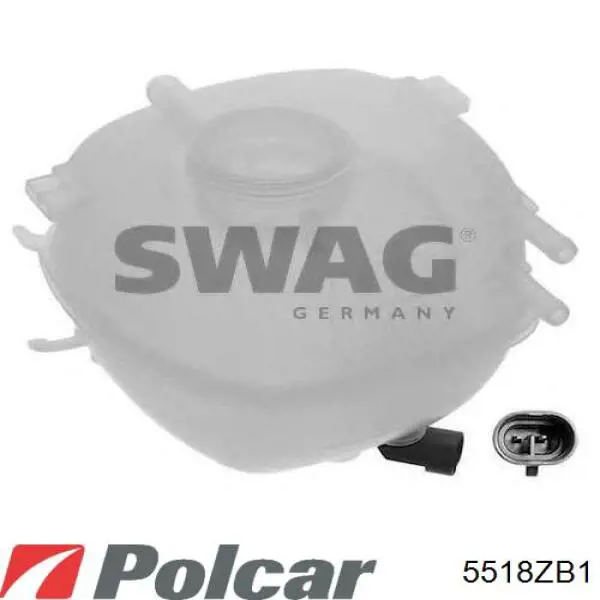 Бачок системи охолодження 5518ZB1 Polcar