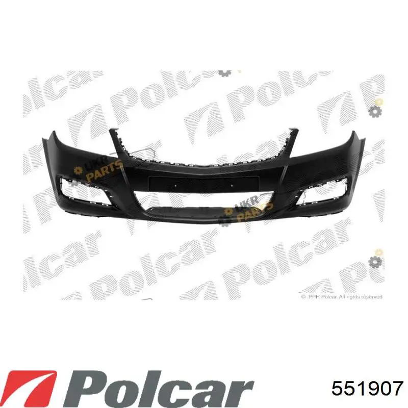 Купити 551907 Polcar Буфер (бампер) передній