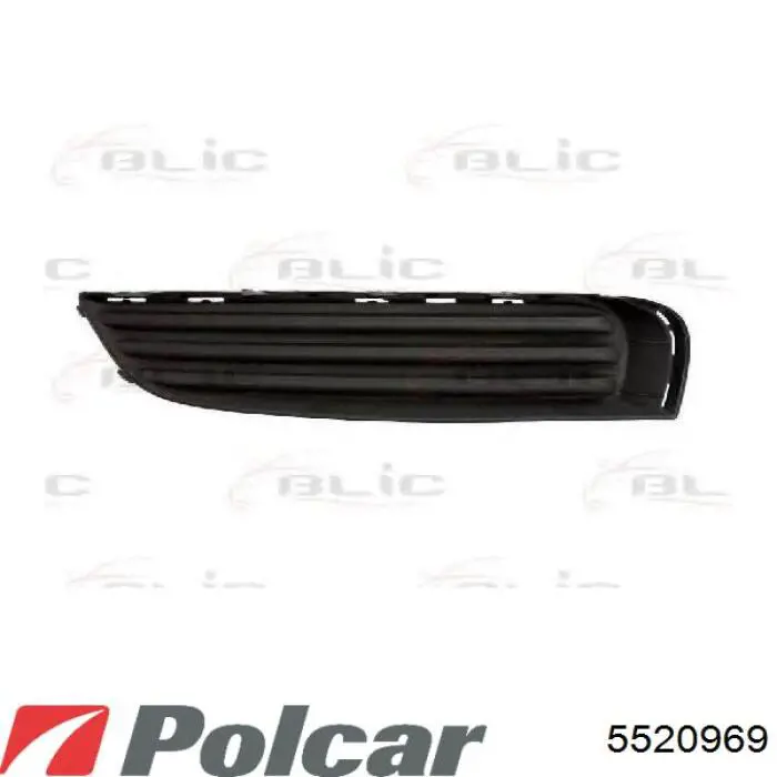 Купити 5520969 Polcar Заглушка бампера буксирувального гака, задня