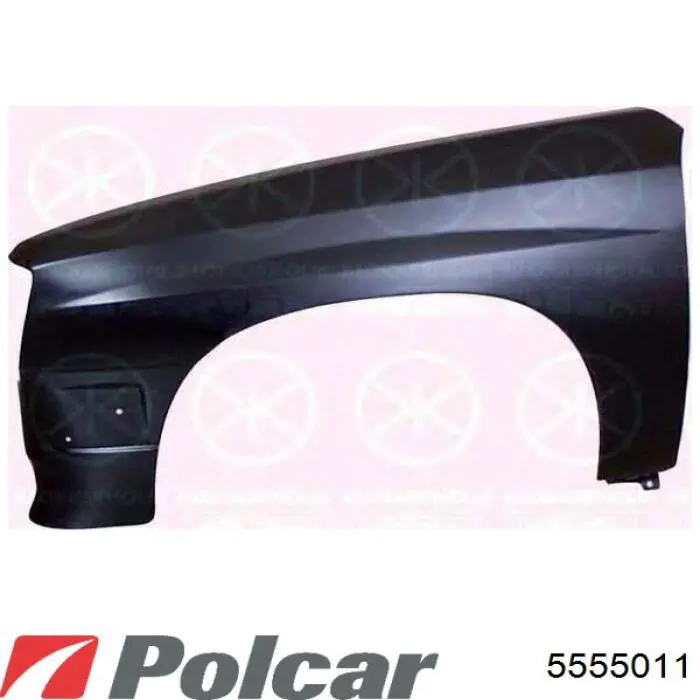Крило переднє ліве 5555011 Polcar