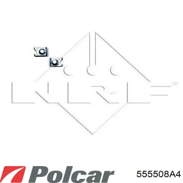 Радіатор основний Polcar 555508A4 ціна, від 36.35 USD