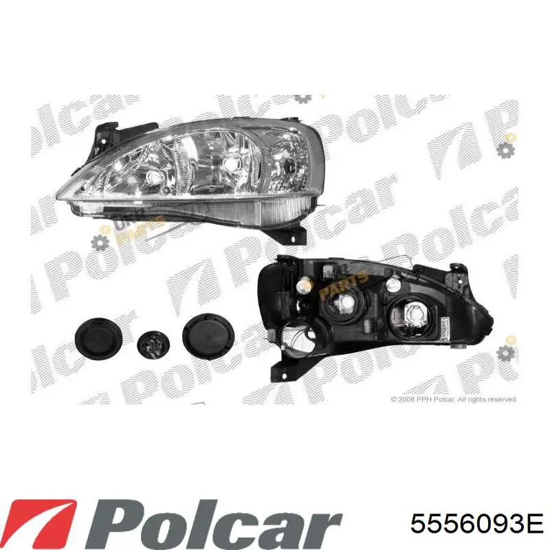 Фара ліва 5556093E Polcar
