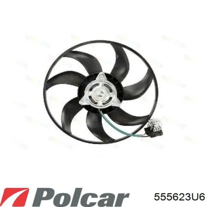 Вентилятор радіатора Polcar 555623U6 ціна, від 46.60 USD