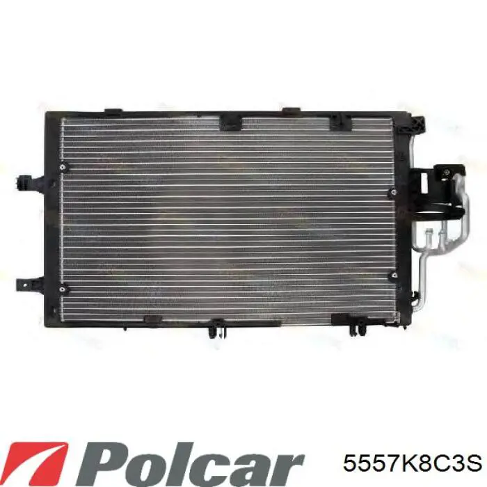 Купити 5557K8C3S Polcar Радіатор системи охолодження кондиціонера