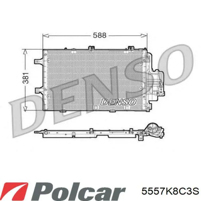 13189080 Opel Конденсатор