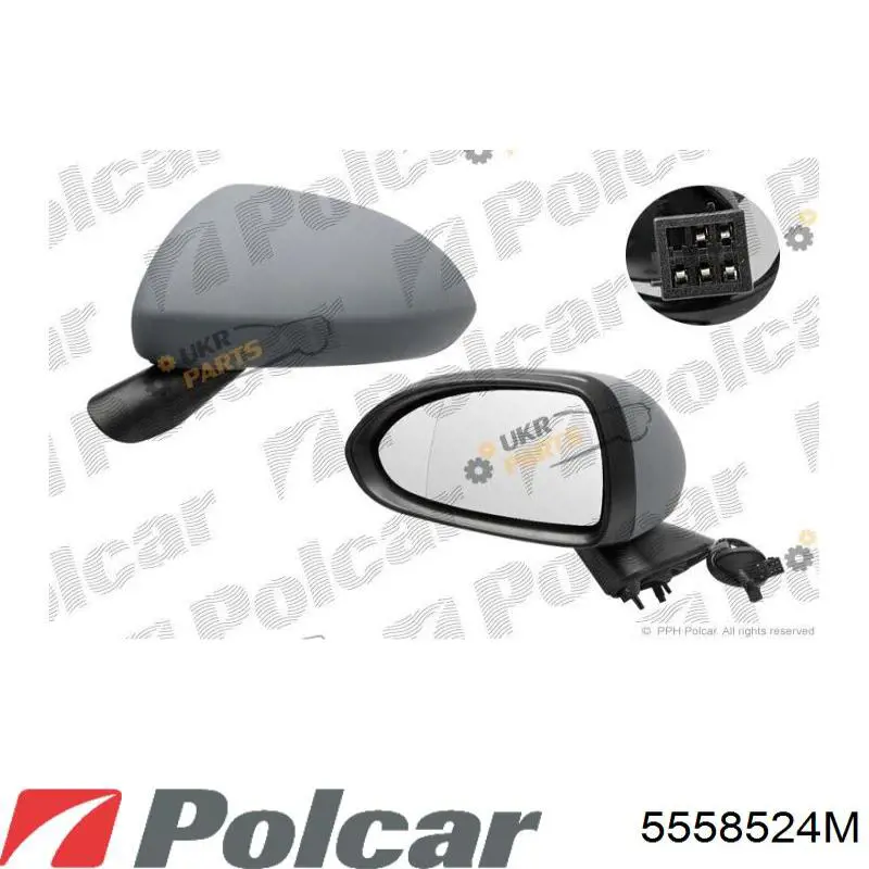 Дзеркало праве 5558524M Polcar