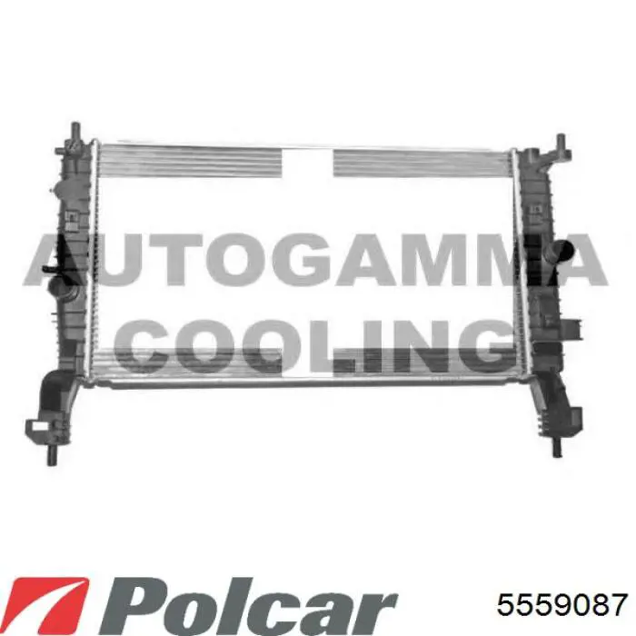 Радіатор охолодження Opel 1300496