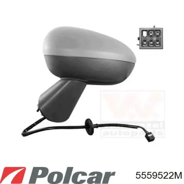 Праве бічне дзеркало Opel 6428170 ціна, від 34.55 USD