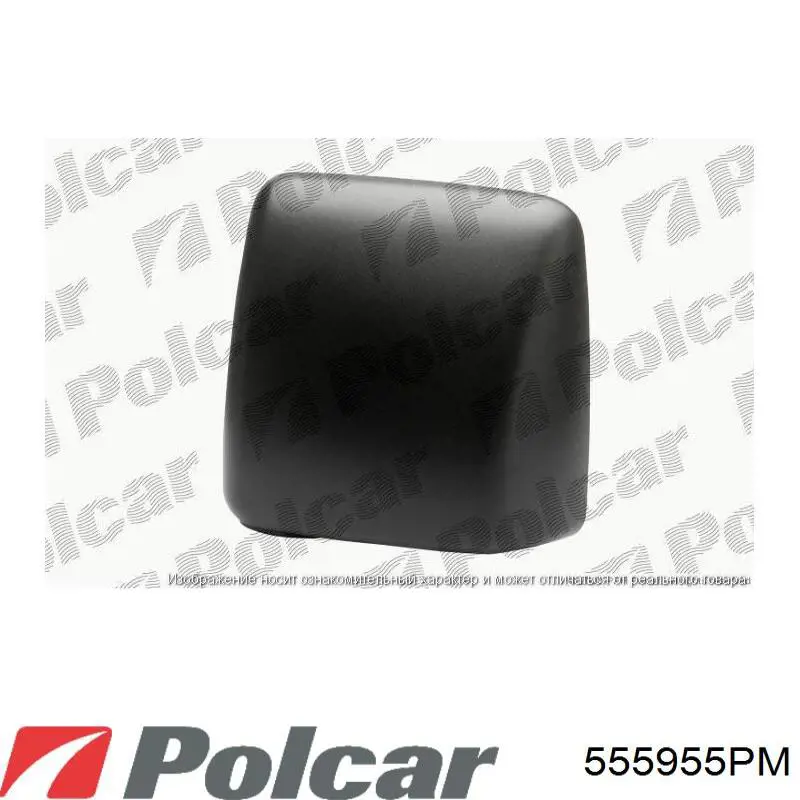 555955PM Polcar Накладка дзеркала заднього виду, права