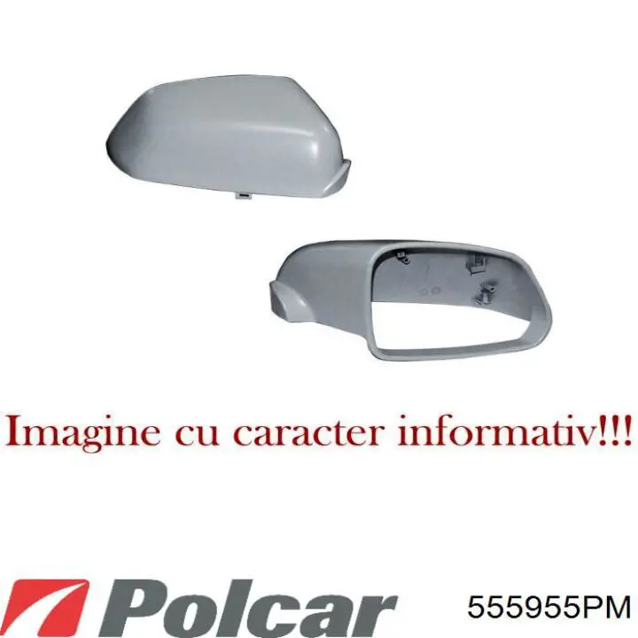 Накладка правого дзеркала заднього виду Polcar 555955PM ціна, від 11.43 USD