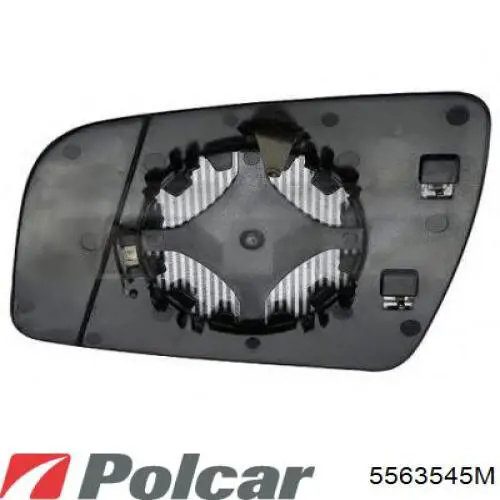 Дзеркальний елемент лівого дзеркала заднього виду Polcar 5563545M ціна, від 11.68 USD