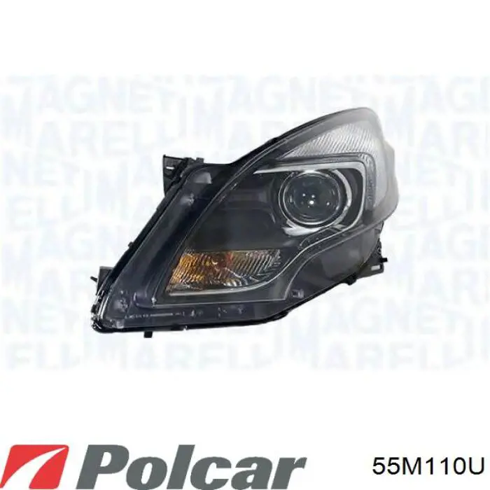Купити 55M110U Polcar Права блок фара