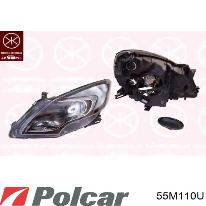Фара правая Polcar 55M110U ціна, від 995.07 USD