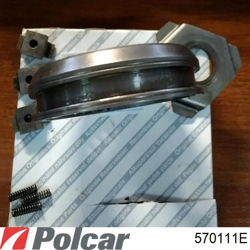 Скло фари 570111E Polcar