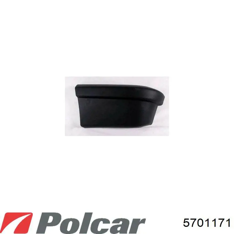 Бампер передній ікло ліве Polcar 570117 ціна, від 7.09 USD