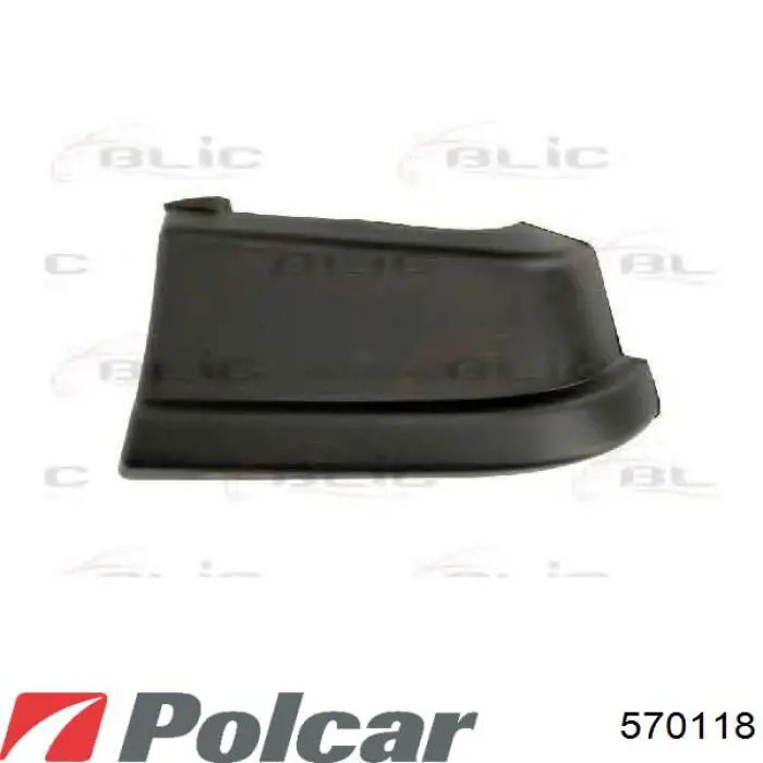 570118 Polcar Бампер передній ікло праве