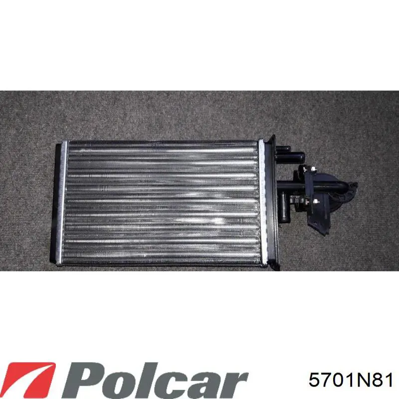 5701N81 Polcar радіатор пічки (обігрівача)
