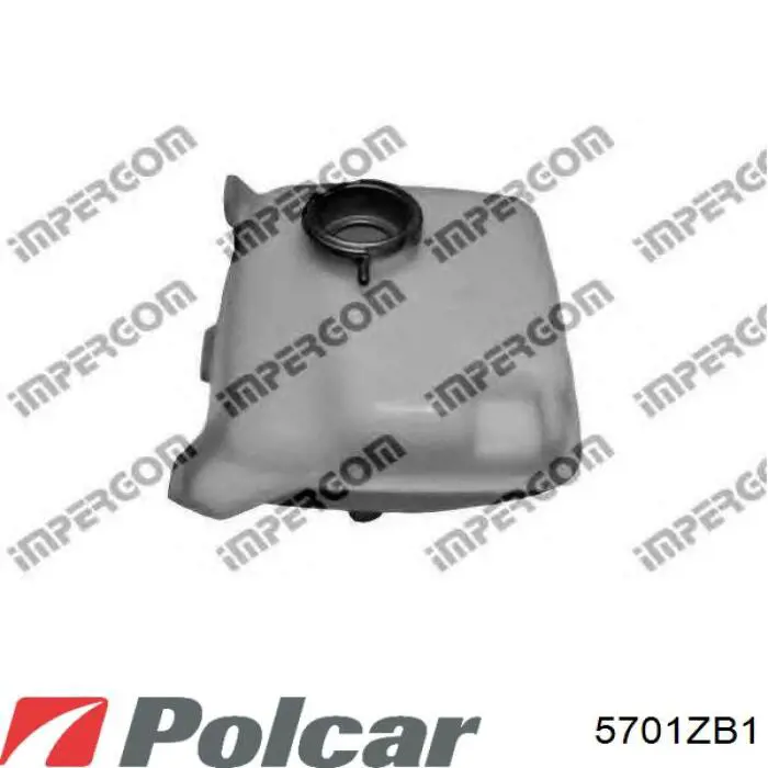 Бачок системи охолодження двигуна розширювальний Polcar 5701ZB1 ціна, від 14.85 USD